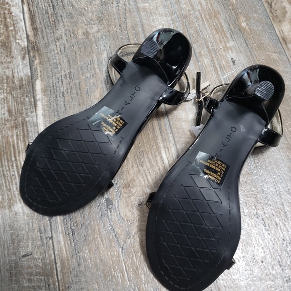 Rialto black heels with gold white details - Picture 4 of 7